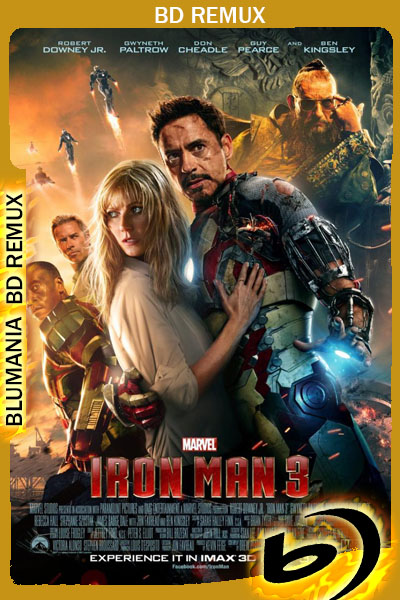Iron man 3 (2013) [Full 1080p] BDREMUX [Latino-Inglés]
