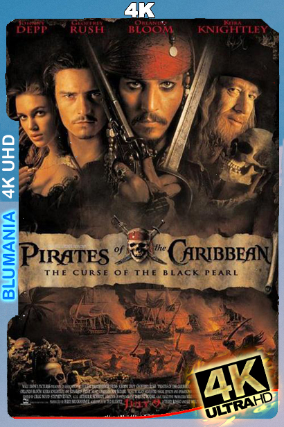 Pirates of the Caribbean 1 (2003) 4K UHD Latino