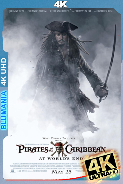 Pirates of the Caribbean 3 (2007) 4K UHD Latino