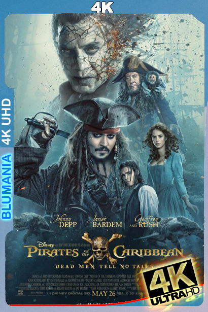 Piratas del Caribe 5 (2017) 4K UHD Latino
