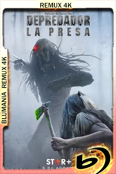 Prey (2022) BDREMUX 2160P 4K HDR Latino