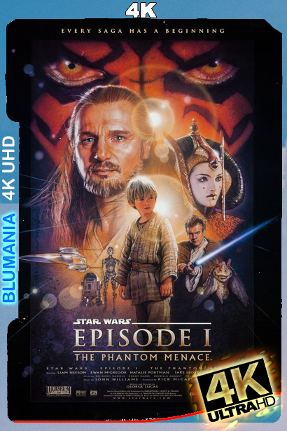 Star Wars – Episodio I – La amenaza fantasma (1999) [2160p] WEB-DL 4K HDR Latino