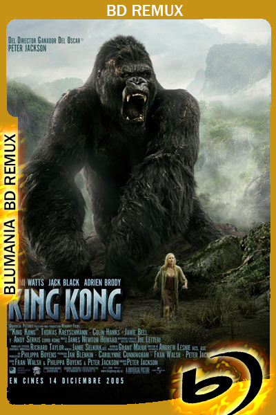 King Kong (2005) [Full 1080p] BDREMUX Latino