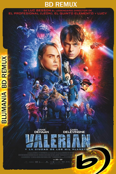 Valerian y La Ciudad De Los Mil Planetas (2017) [Full 1080p] BDREMUX [Latino-Inglés]