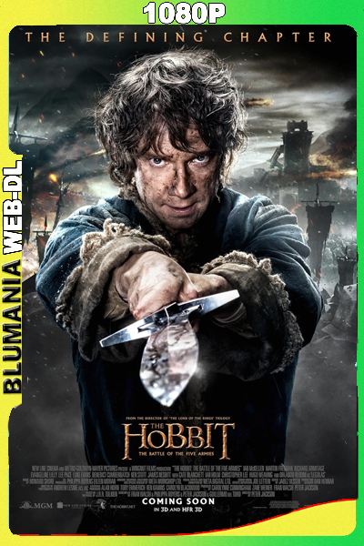 El hobbit: La batalla de los cinco ejércitos (2014) WEB DL 1080p Latino