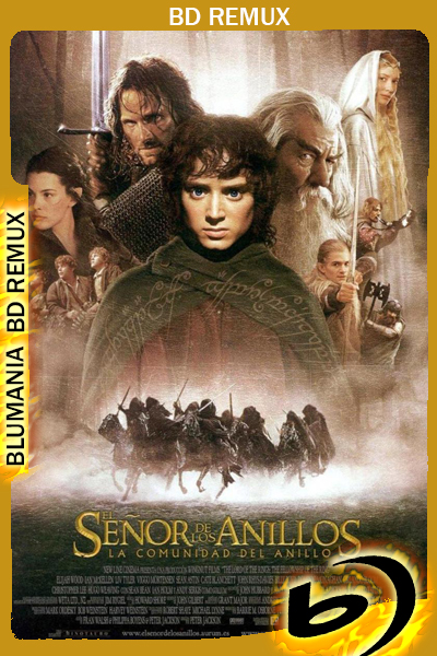El señor de los anillos – La comunidad del anillo (2001) [Full 1080p] BDREMUX Latino