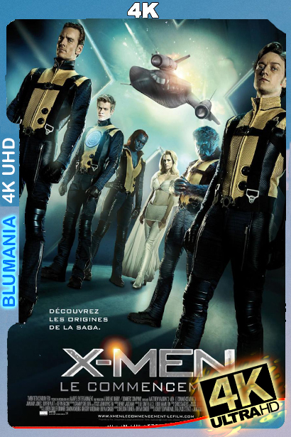 X-Men First Class (2011) [2160p] WEB-DL 4K HDR10 [Latino-Inglés]