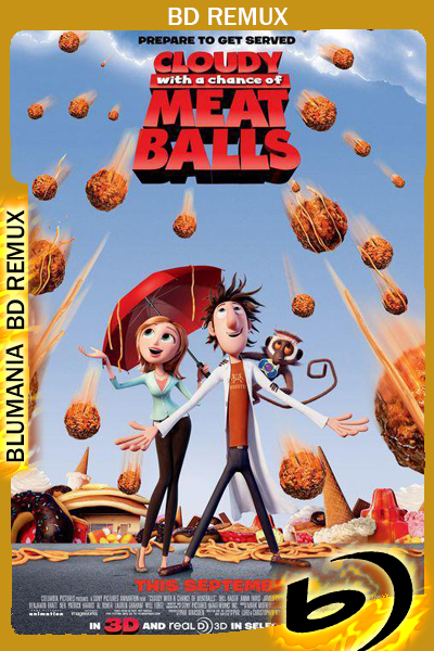 Lluvia de Hamburguesas (2009) [Full 1080p] BDREMUX [Latino-Inglés]