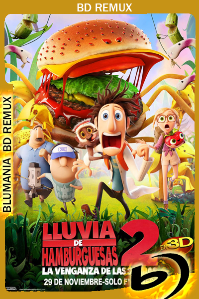 Lluvia de Hamburguesas 2 (2013) [Full 1080p] BDREMUX [Latino-Inglés]